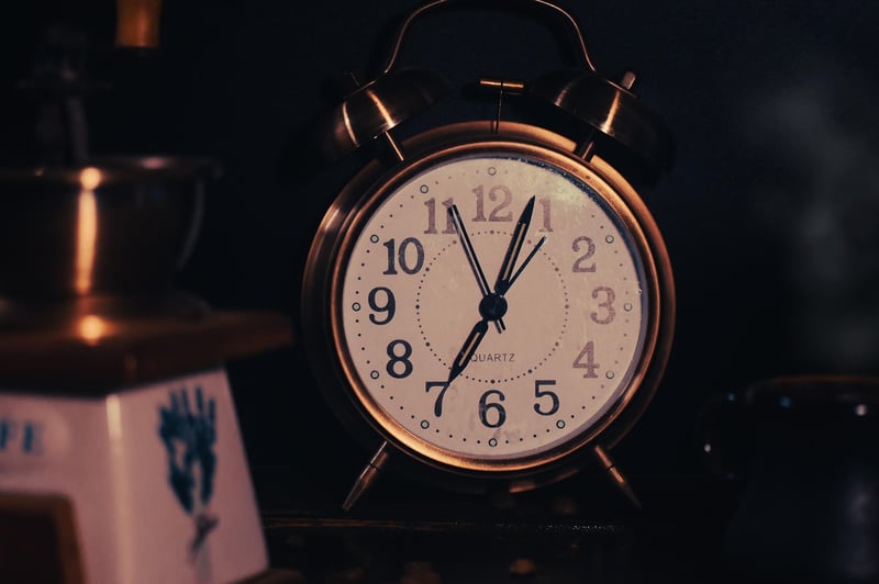 Starburst clock